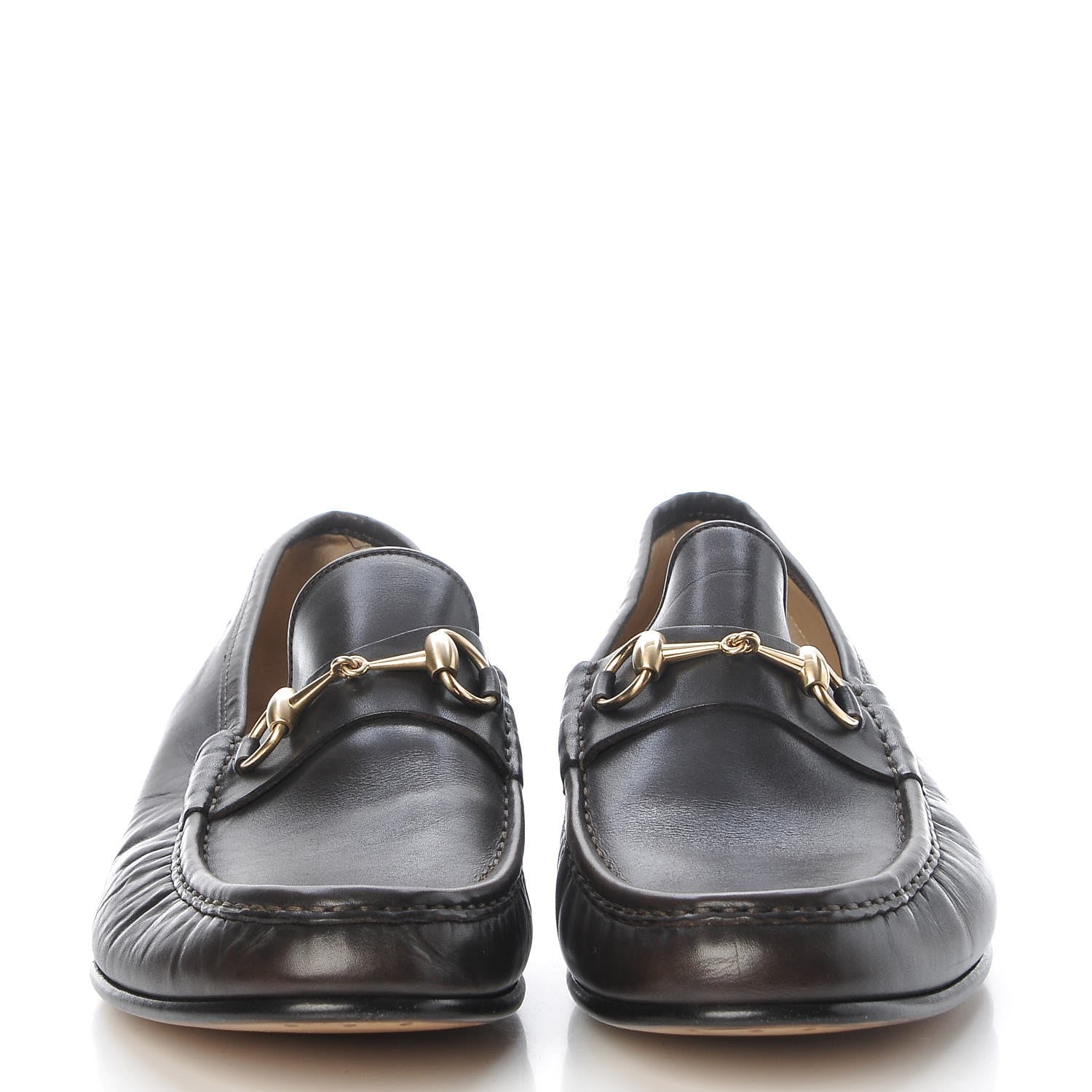 Gucci Calfskin Mens 1953 Horsebit Loafers 12 Brown 2 of 17