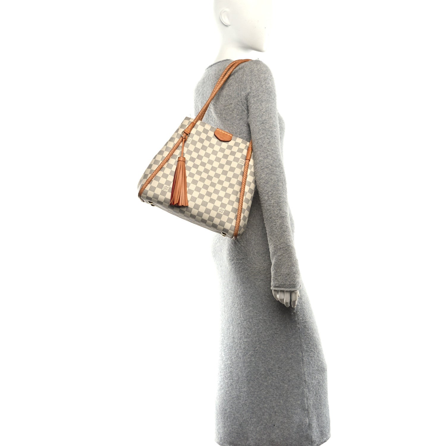 Louis Vuitton Damier Azur Propriano Rose Ballerine 2 of 10