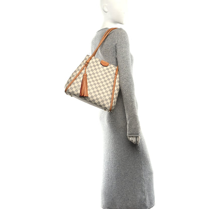 Louis Vuitton Damier Azur Propriano Rose Ballerine 2 of 10