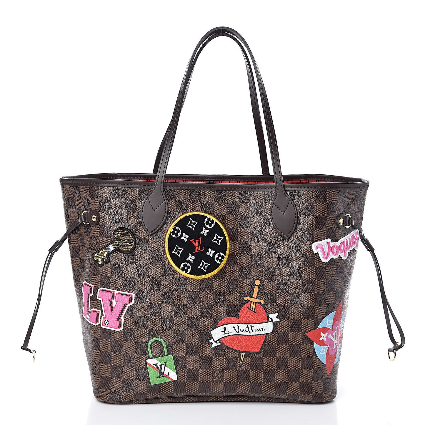 Damier Ebene Travel Stickers Neo Neverfull MM