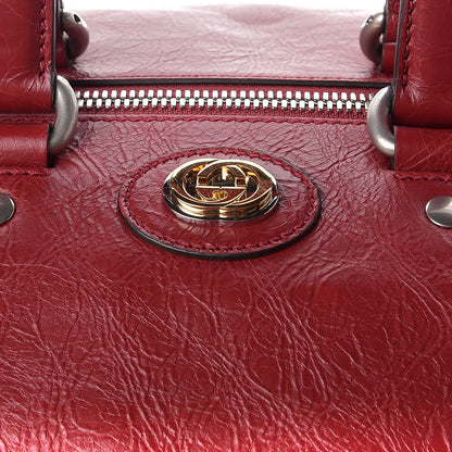 Gucci Fluffy Calfskin Morpheus Convertible Backpack Red 10 of 10