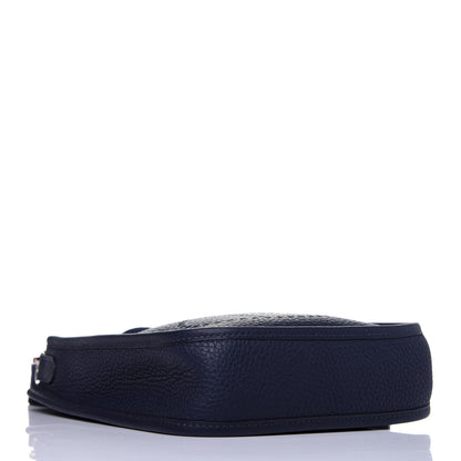 Hermes Taurillon Clemence Evelyne TPM Bleu Nuit 3 of 8