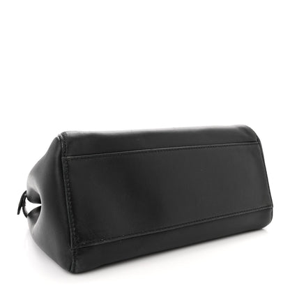 Fendi Nappa Karung Monster Eyes Mini Peekaboo Iconic Satchel Black Papavero 4 of 13