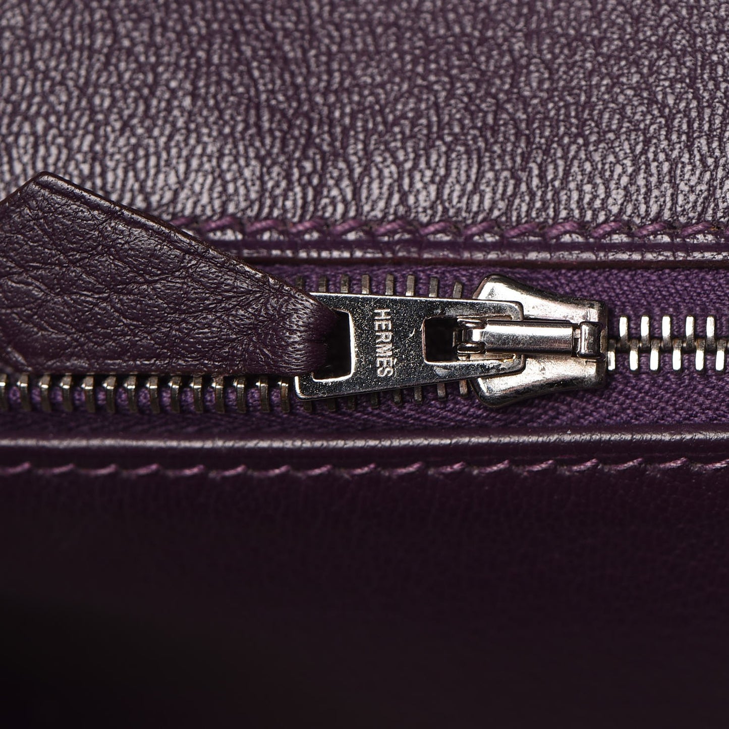 Taurillon Clemence Birkin 35 Raisin