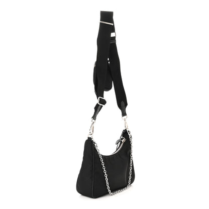 Prada Nylon Re-Edition 2005 Shoulder Bag Black 3 of 11