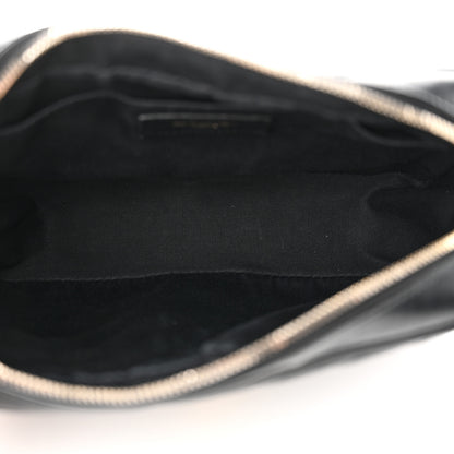 Saint Laurent Calfskin Matelasse Monogram Lou Camera Bag Black 5 of 14