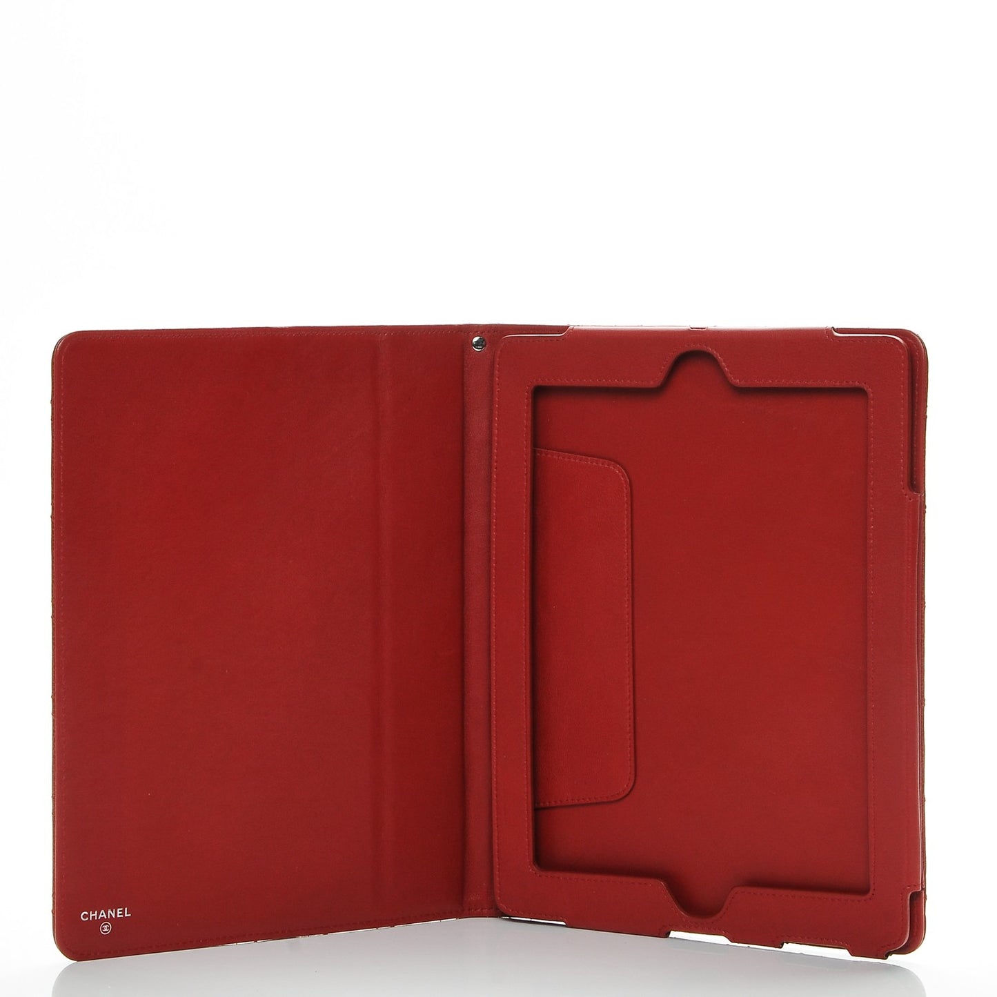 Caviar Quilted iPad Case Red