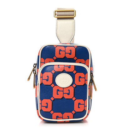 Gucci Dollar Calfskin Sling Bag Blue Orange Multicolor 1 of 10