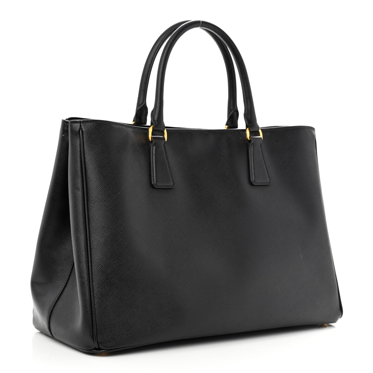 Prada Saffiano Lux Large Tote Black 3 of 12