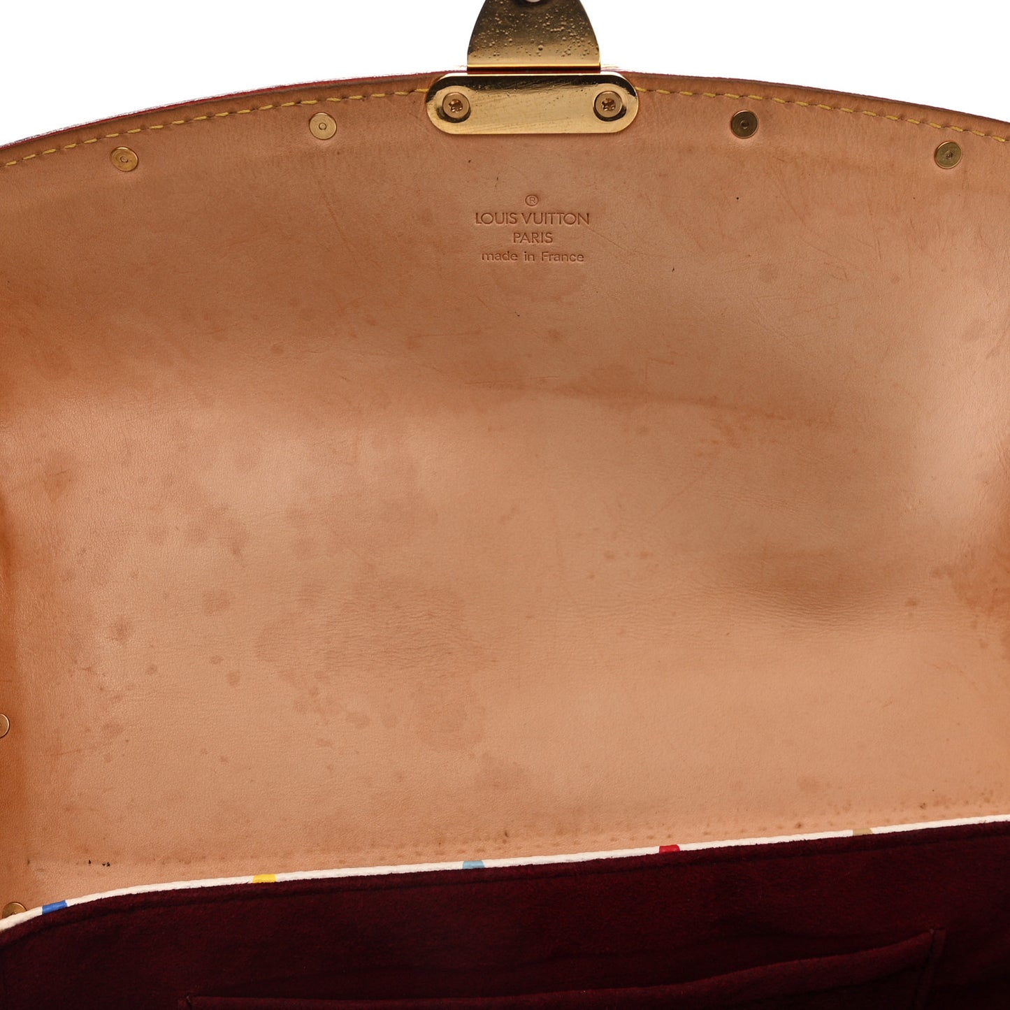 LOUIS VUITTON Monogram Multicolor Sologne White
