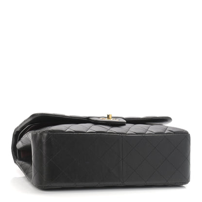 Chanel Lambskin Quilted Jumbo Double Flap Black 4 of 11