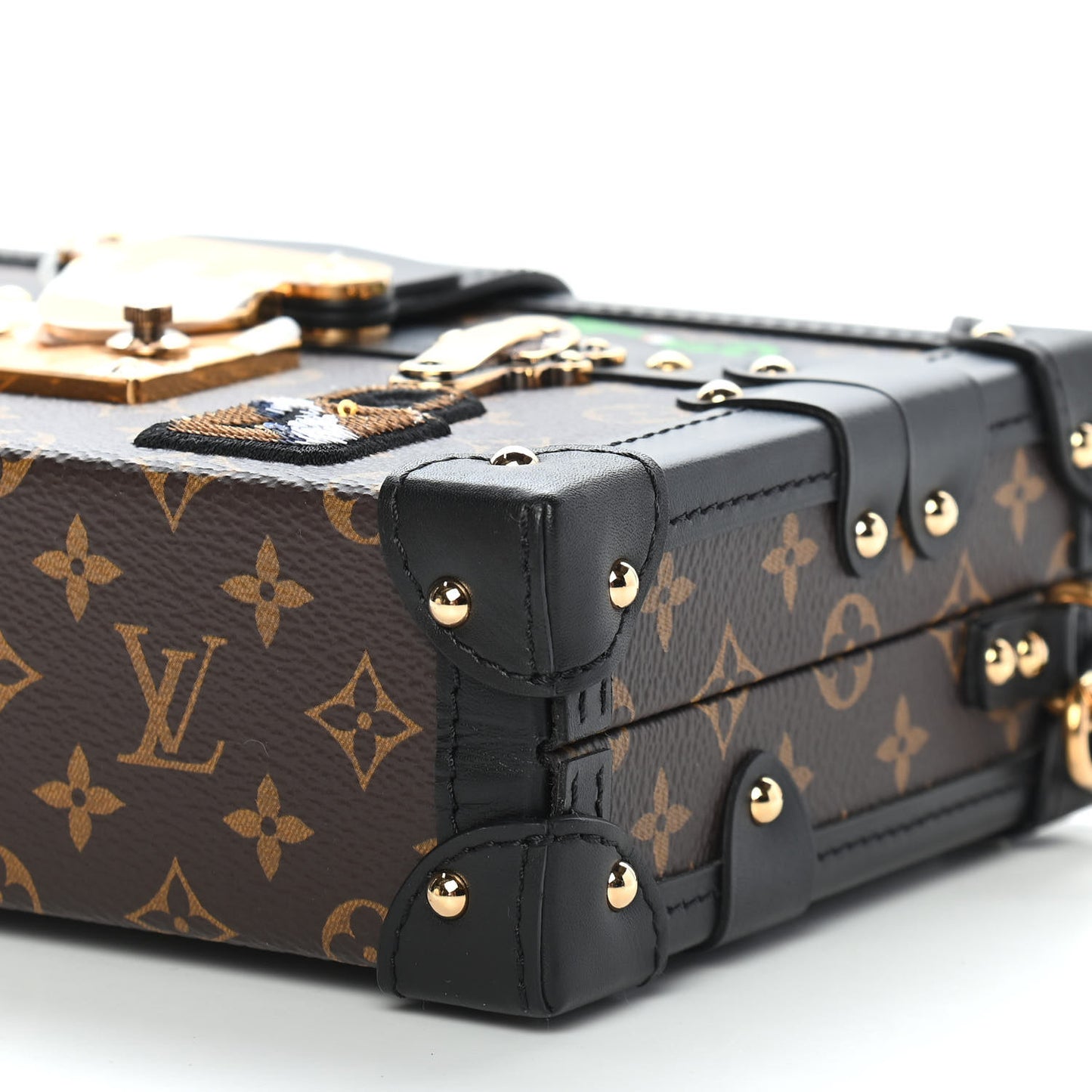 Monogram Patches Petite Malle Black