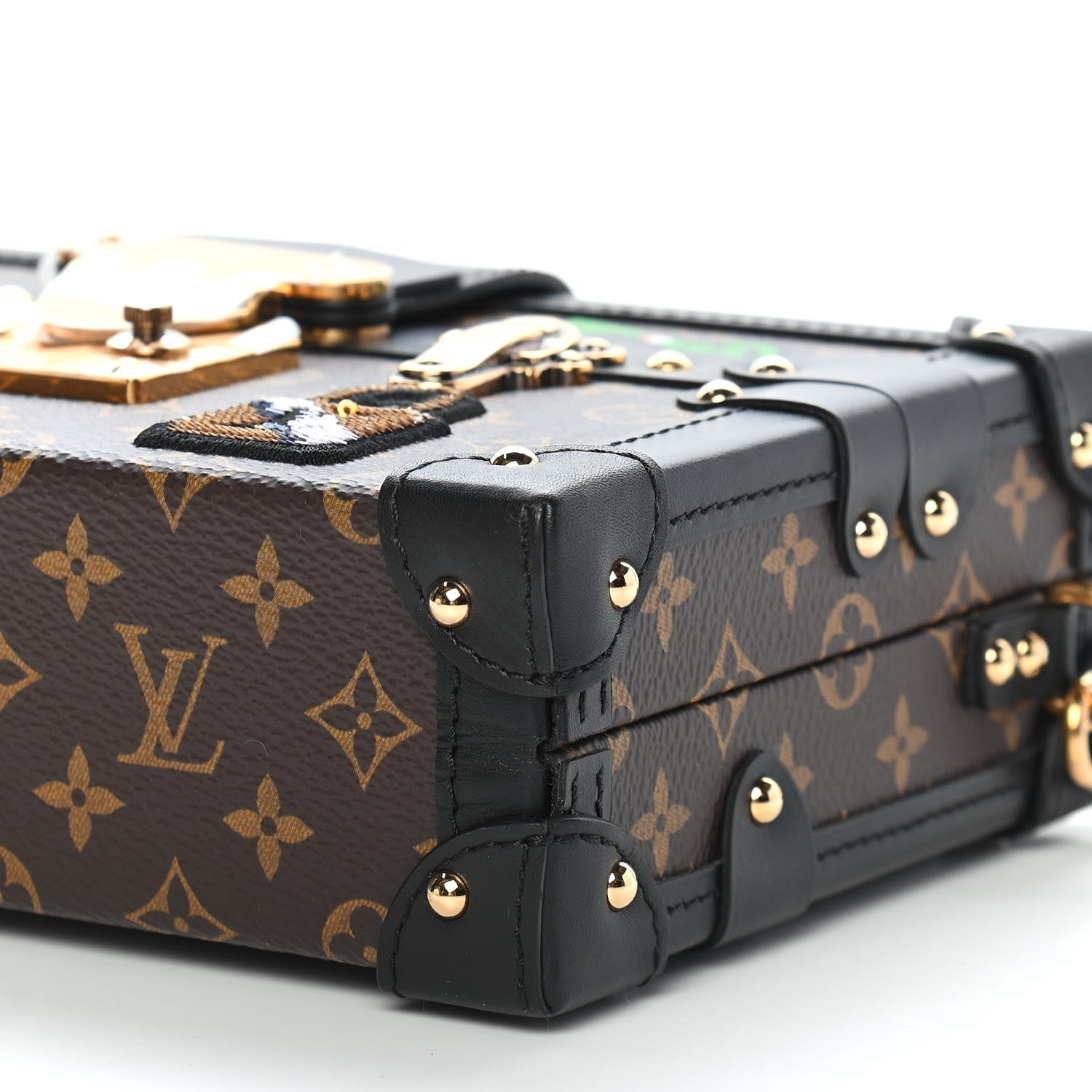 Louis Vuitton Monogram Patches Petite Malle Black 8 of 8