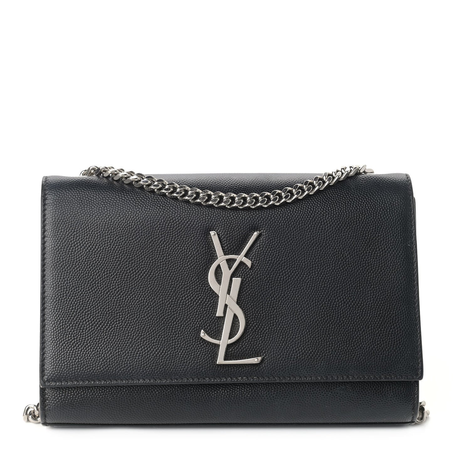 Grain De Poudre Small Monogram Kate Satchel Black