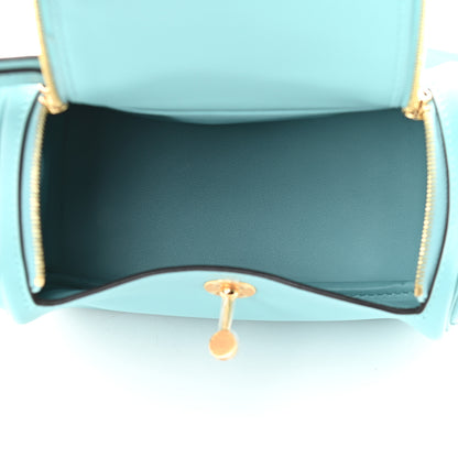 Hermes Swift Mini Lindy 20 Bleu Atoll 5 of 9