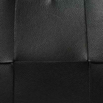 Bottega Veneta Grained Calfskin Intrecciato Small Arco Tote Black 7 of 9