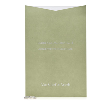 Van Cleef & Arpels 18K White Gold Medium Perlee Ring 53 6.5 5 of 5