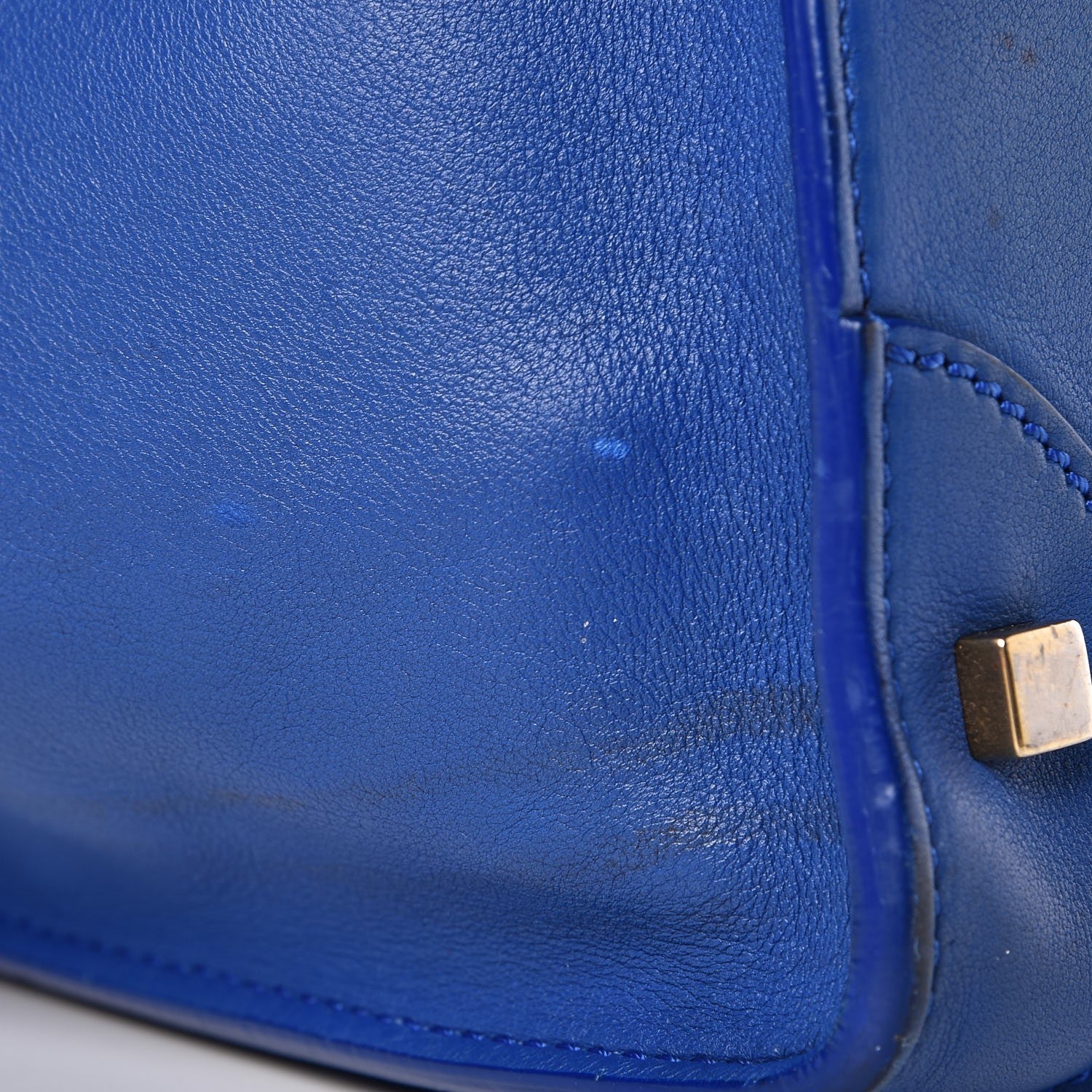 Celine Smooth Calfskin Mini Luggage Royal Blue 15 of 28