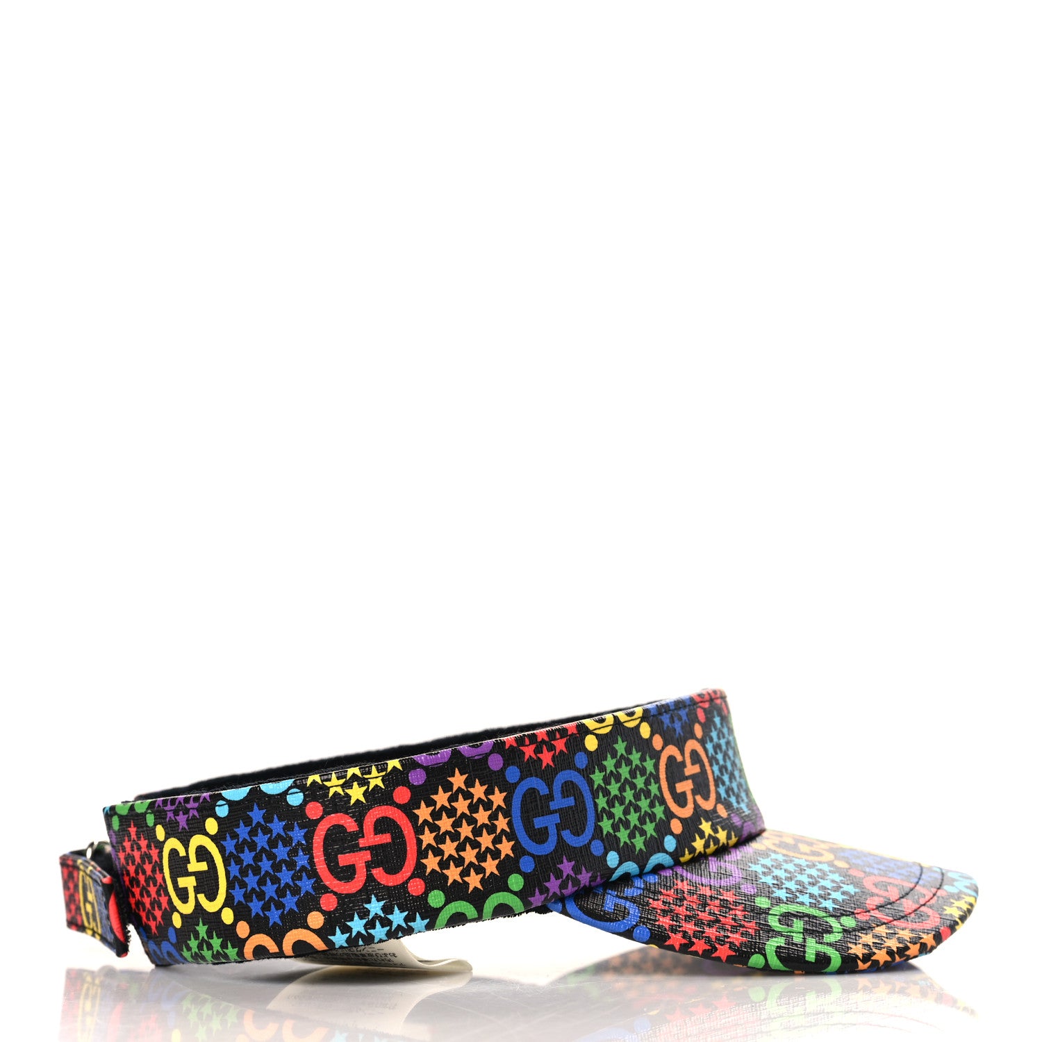 Gucci GG Supreme Monogram Psychedelic Izzy Visor M Black Multicolor 4 of 7