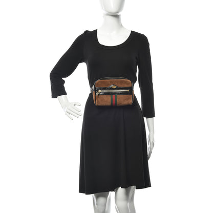 Gucci Suede Small Ophidia Belt Bag 75 30 Brown 2 of 9