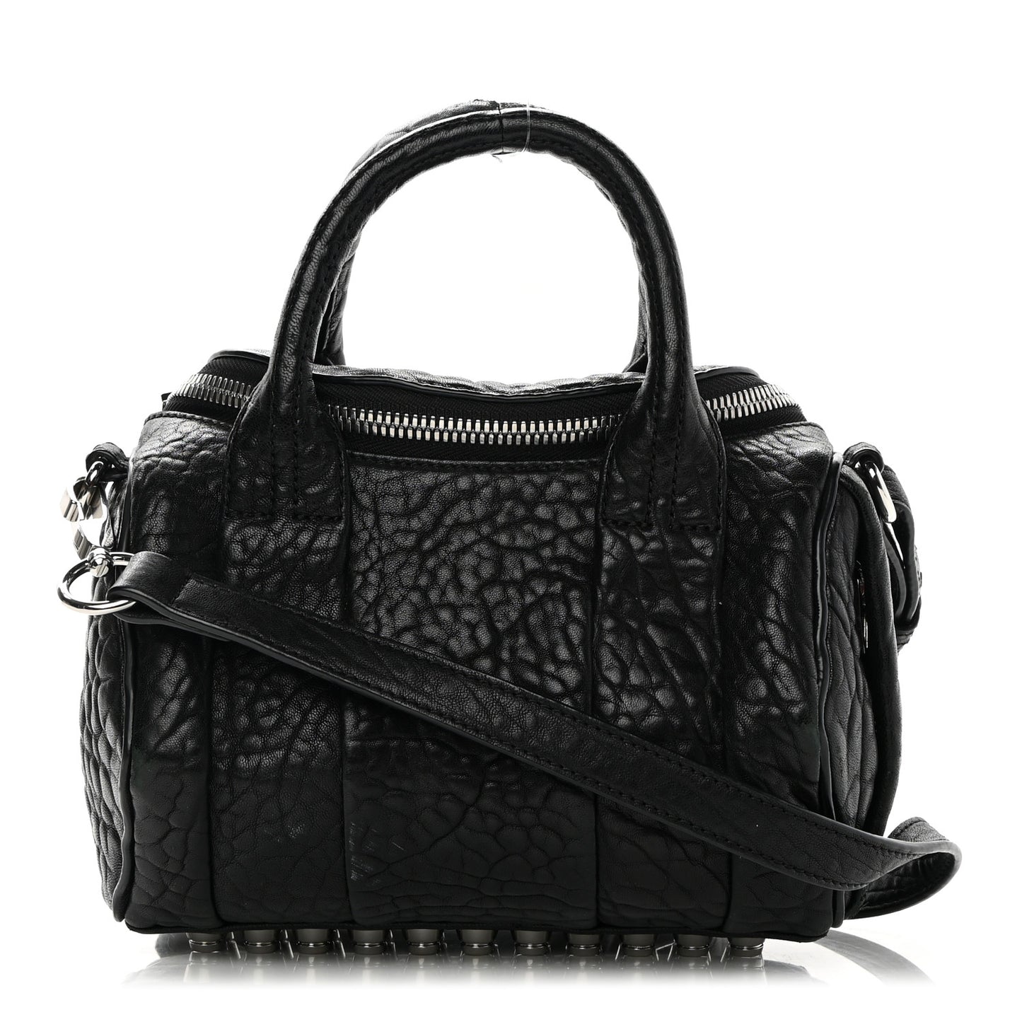 Pebbled Lambskin Mini Rockie Black Rhodium Hardware