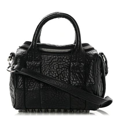Alexander Wang Pebbled Lambskin Mini Rockie Black Rhodium Hardware 1 of 14