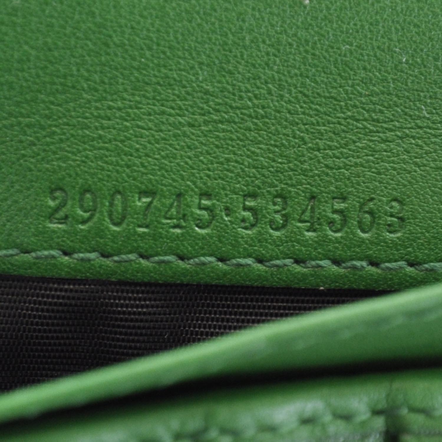 Gucci Python Continental Tiger Head Wallet Green 4 of 12