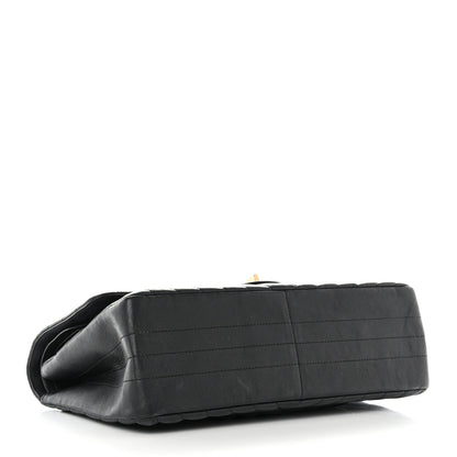 Chanel Crumpled Calfskin Chevron Quilted 2.55 Reissue 226 Black 4 of 11
