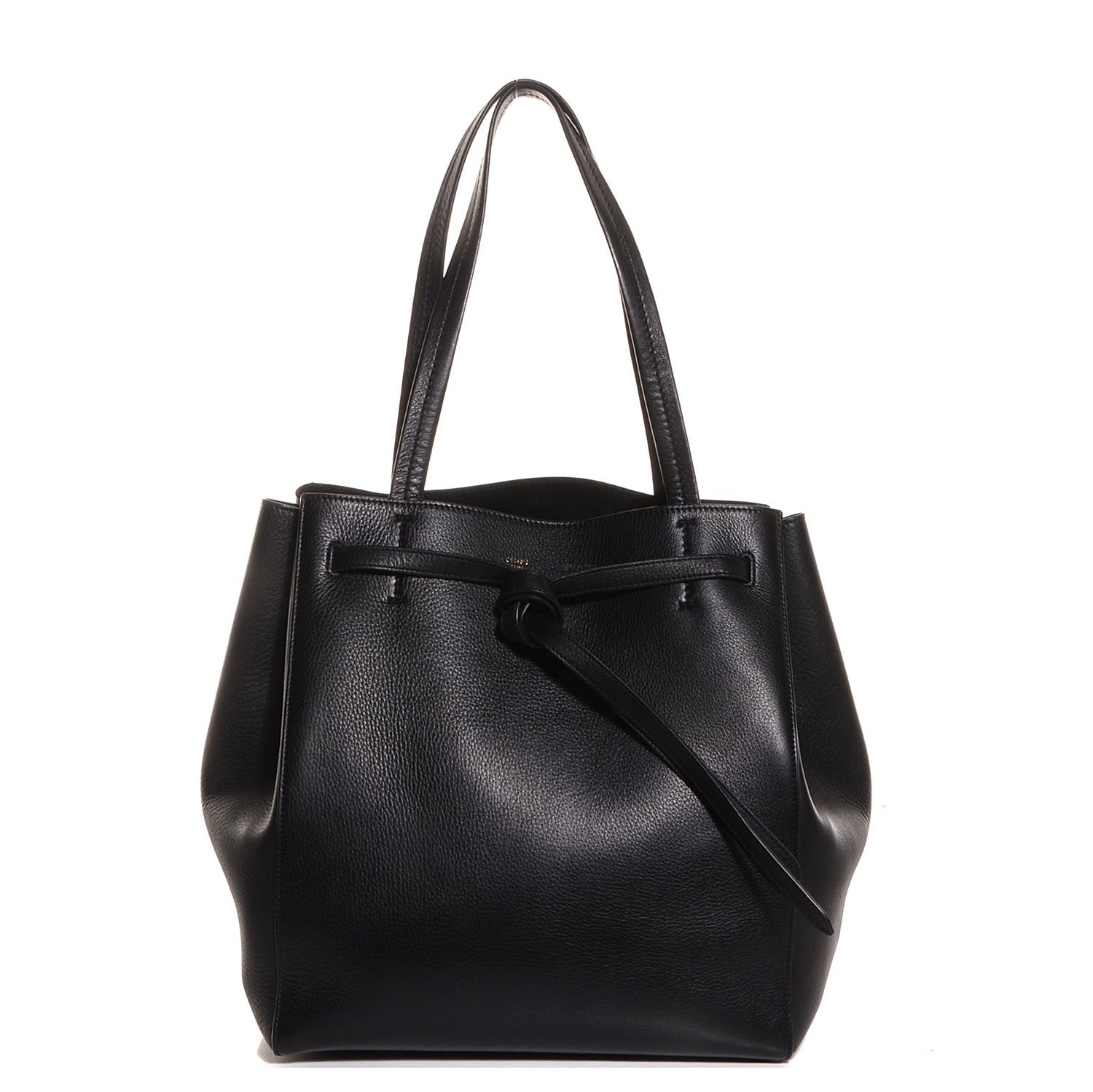 Celine Soft Grained Calfskin Small Cabas Phantom Black 1 of 8