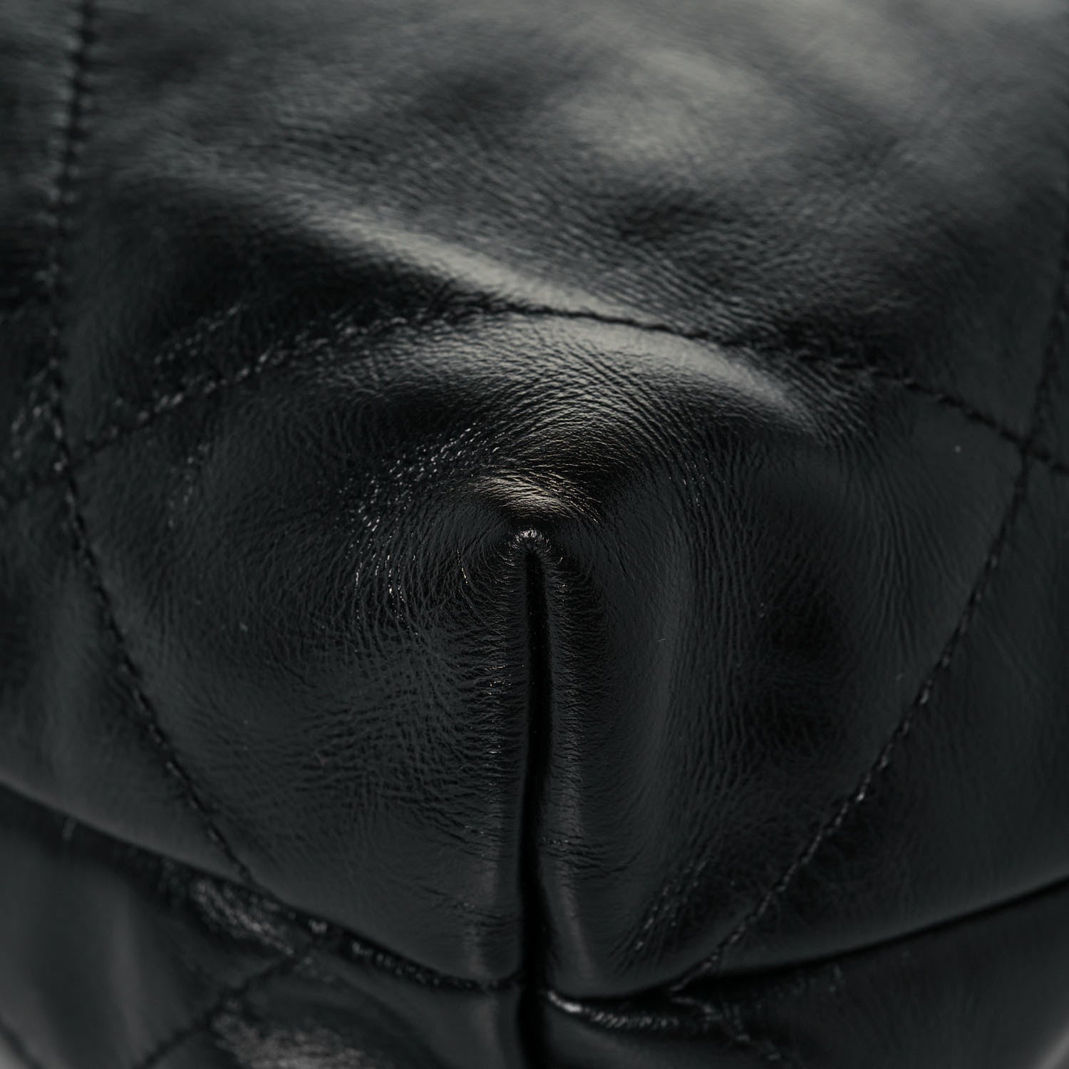 Chanel Shiny Calfskin Quilted Small Chanel 22 Black 10 of 12