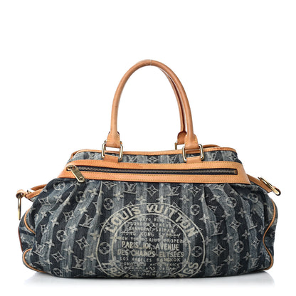 Louis Vuitton Denim Raye Cabas GM 1 of 17