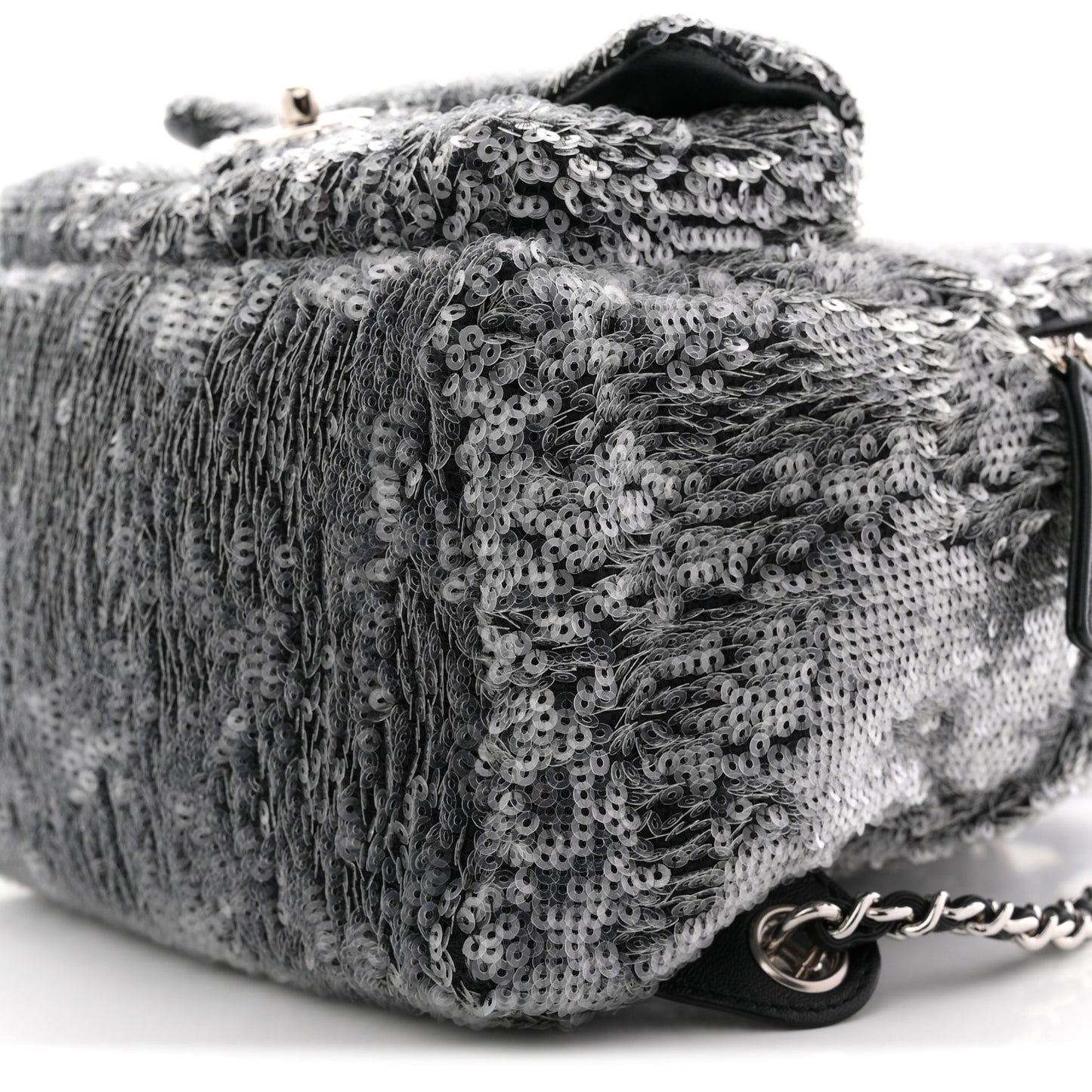 Sequin Waterfall Backpack Grey
