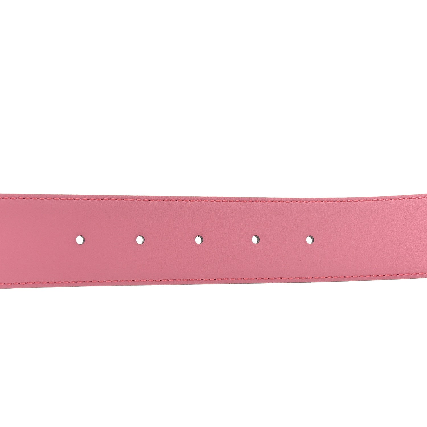 Gucci Moon Calfskin Interlocking G 37mm Belt 80 32 Glossy Pink 3 of 4