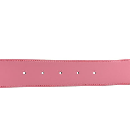 Gucci Moon Calfskin Interlocking G 37mm Belt 80 32 Glossy Pink 3 of 4