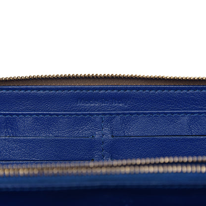 Celine Lambskin Large Zip Around Multifunction Wallet Beige 6 of 10