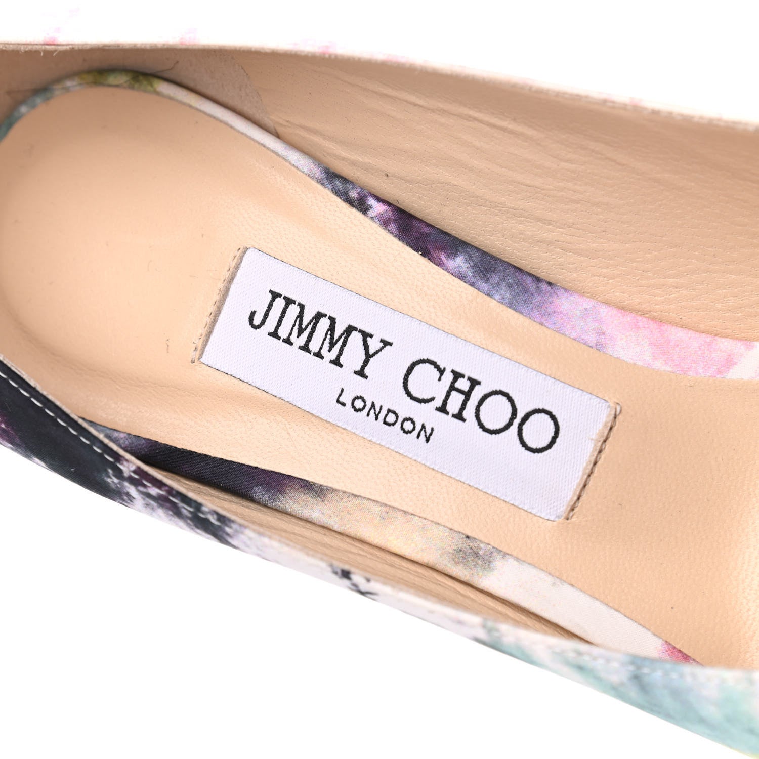 Jimmy Choo Fabric Tie Dye Love Pumps 37.5 Multicolor 6 of 12