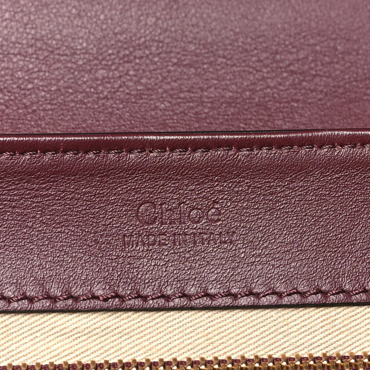 Spazzolato Sfumato Calfskin Small C Double Carry Burnt Brown
