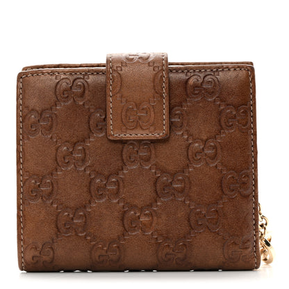 Gucci Guccissima Twins French Wallet Bronze 1 of 8