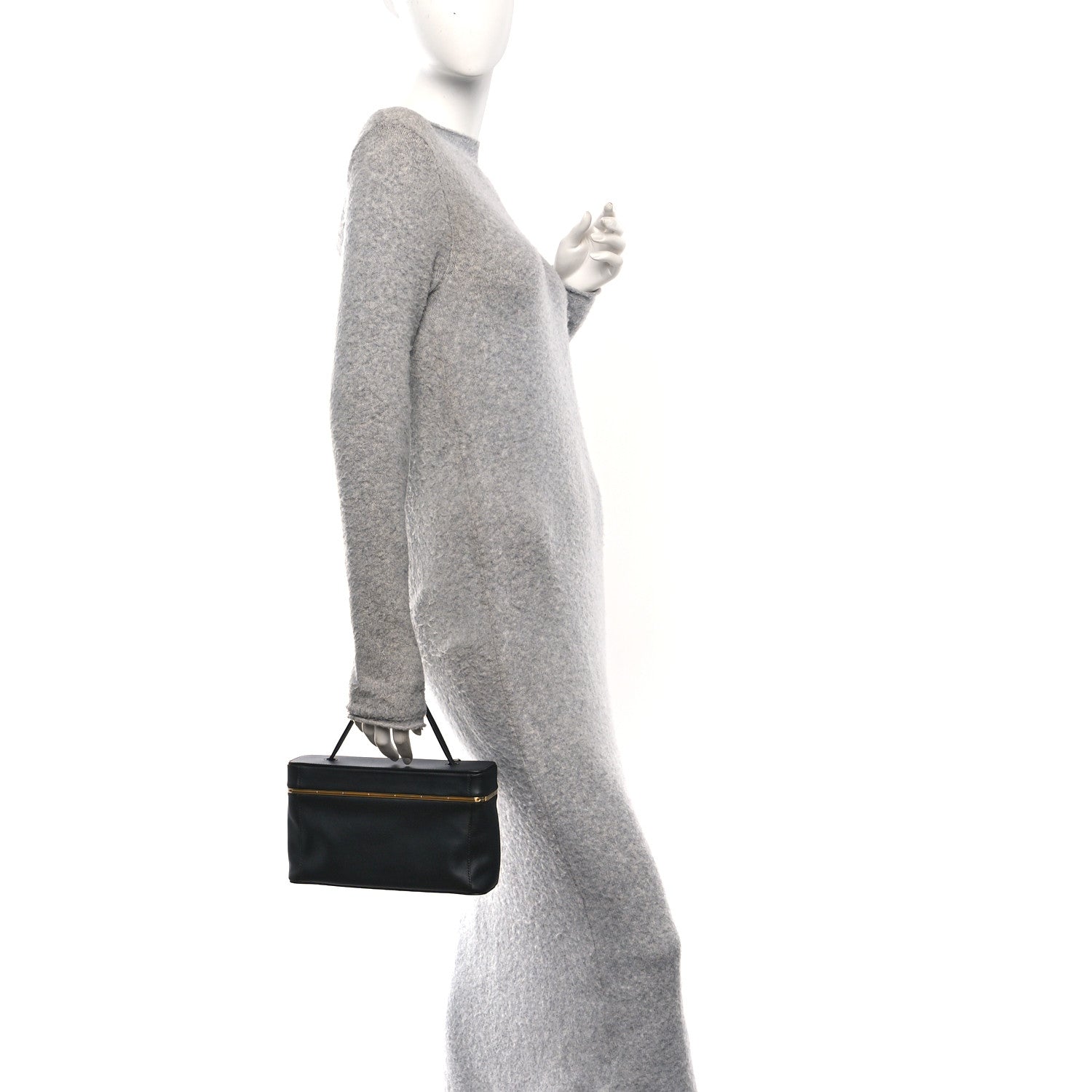 Celine Supple Calfskin Rectangle Bag Black 2 of 12