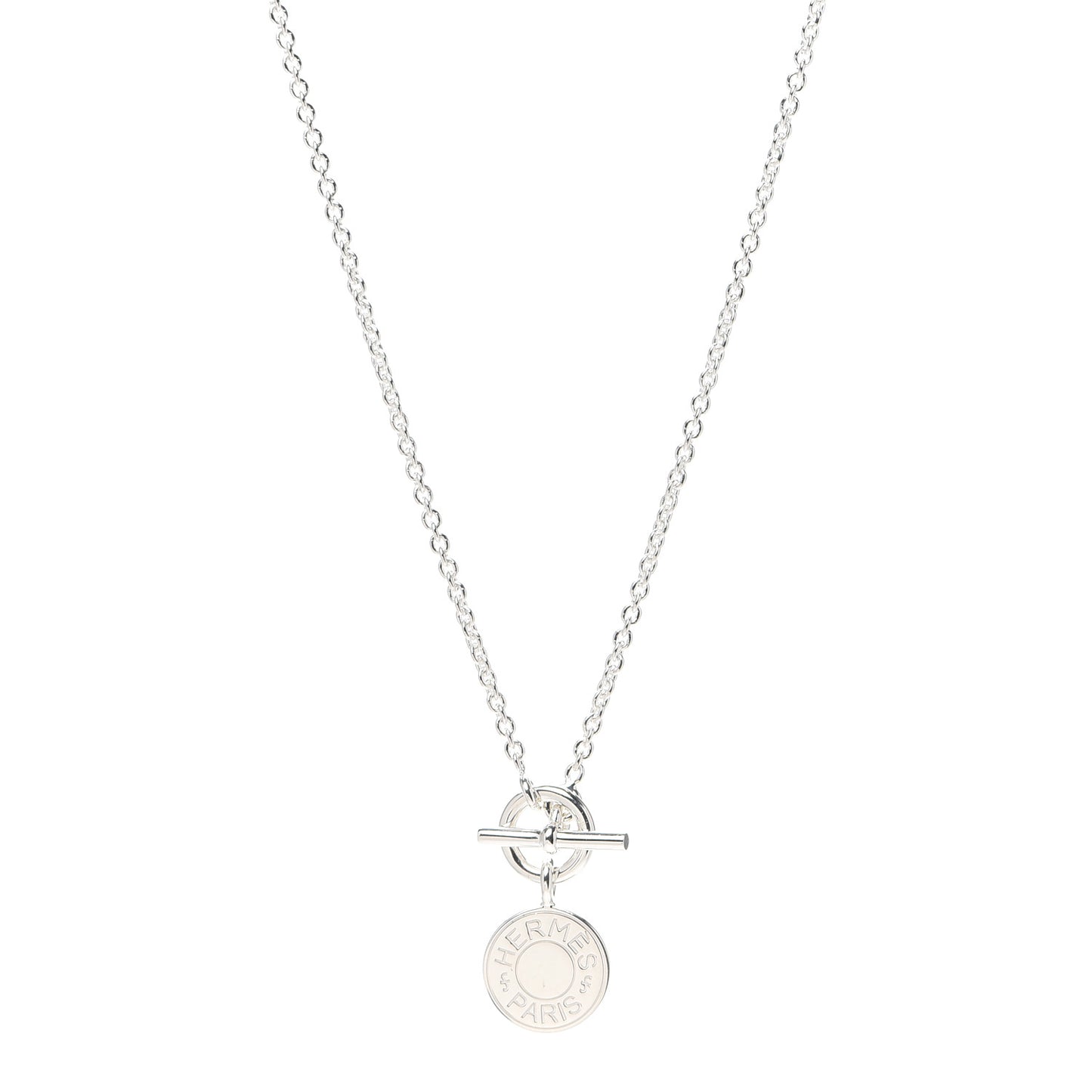 Sterling Silver Amulettes H Confettis Pendant Necklace