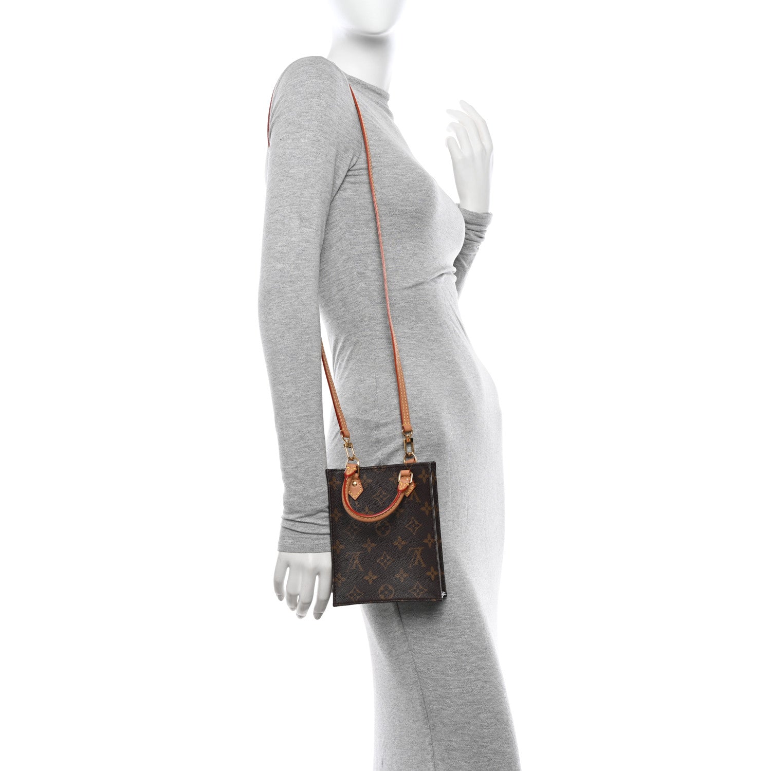 Louis Vuitton Monogram Petit Sac Plat 2 of 10