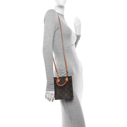Louis Vuitton Monogram Petit Sac Plat 2 of 10