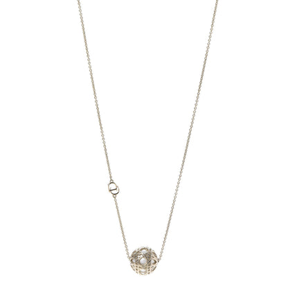 Christian Dior Pearl Cannage Mise En Dior Necklace Gold 1 of 7