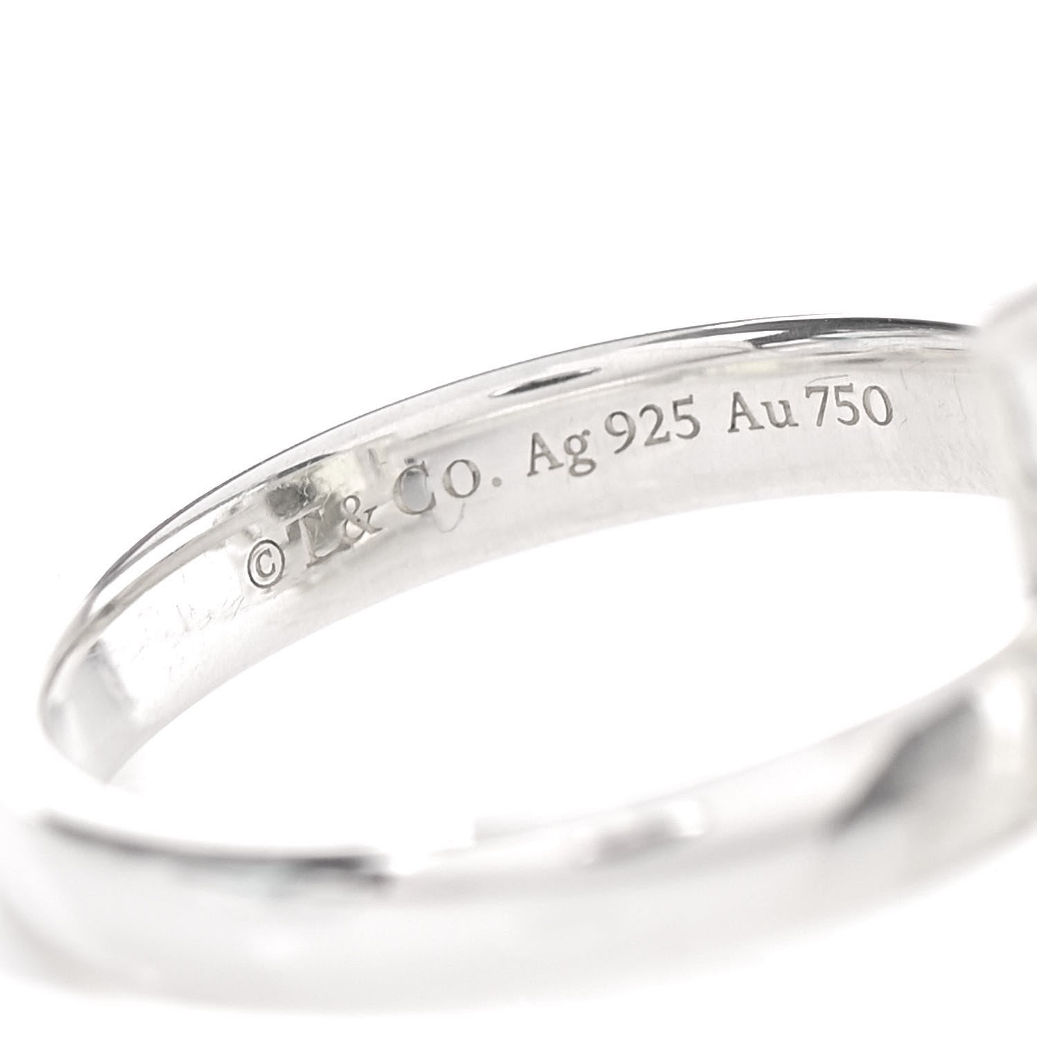 Tiffany Sterling Silver 18K Yellow Gold Quartz Return to Tiffany Love Bugs Bee Ring 54 7 5 of 5
