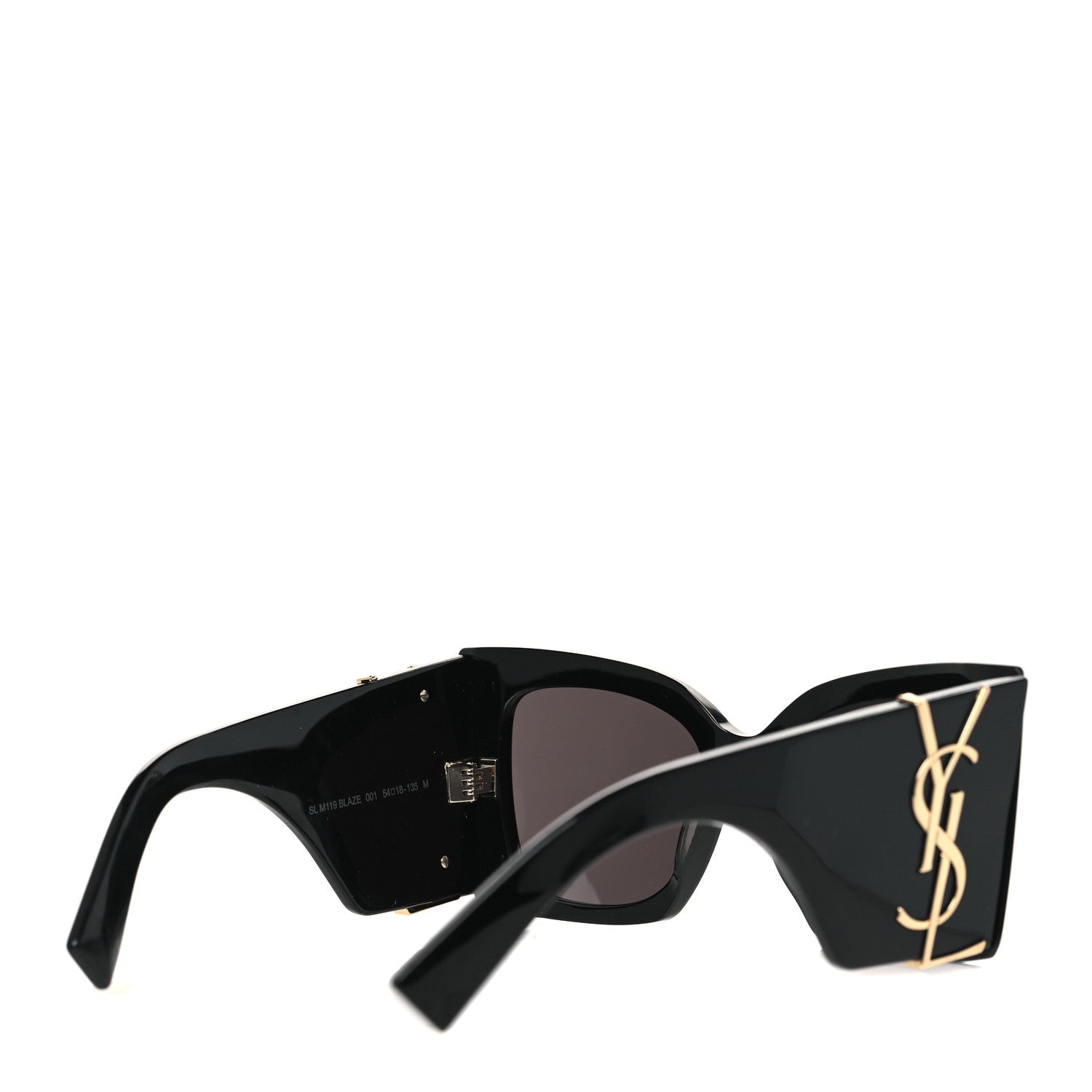 Saint Laurent Acetate Blaze Sunglasses SL M119 Black 15 of 28