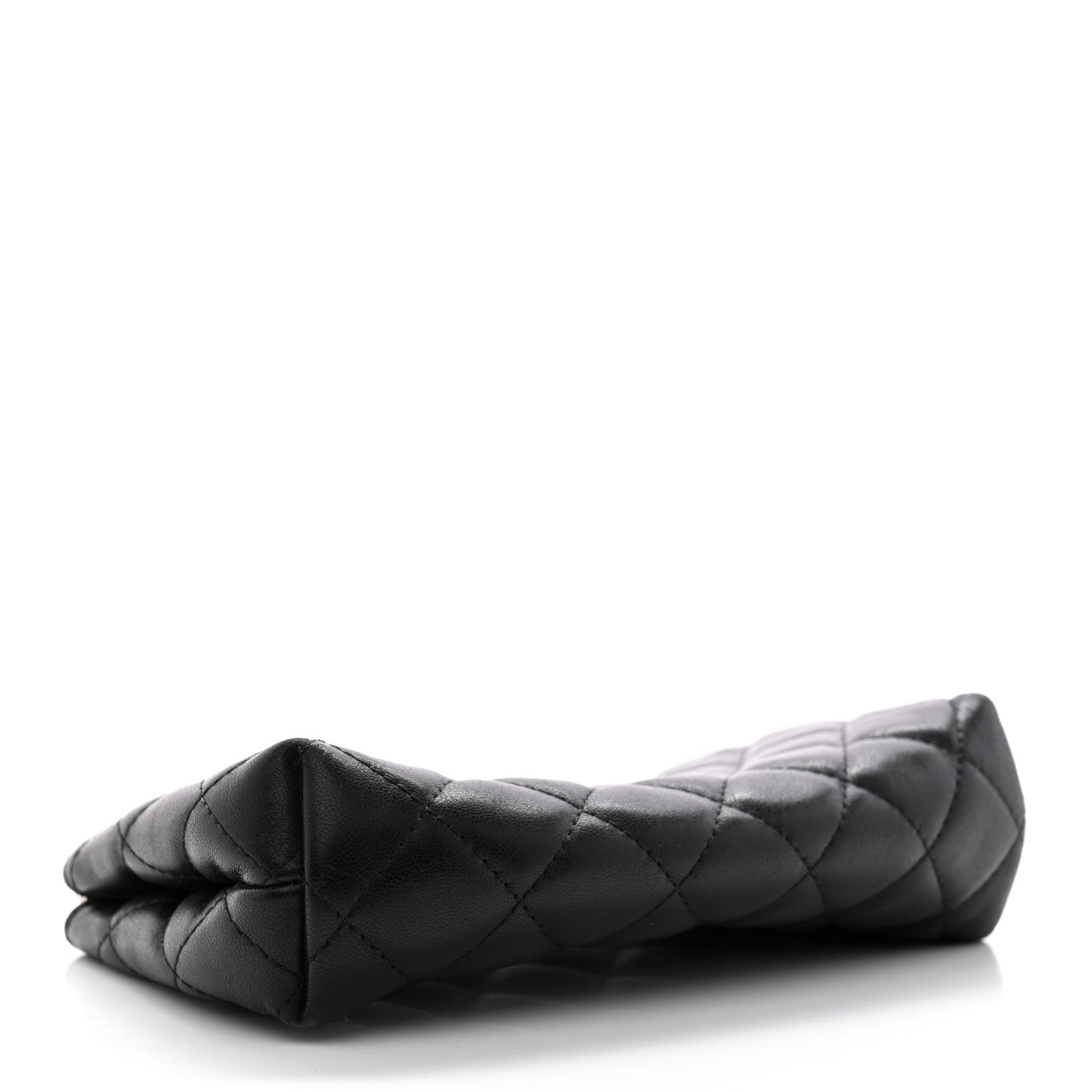 Chanel Lambskin Quilted Small Pouch Black 4 of 9