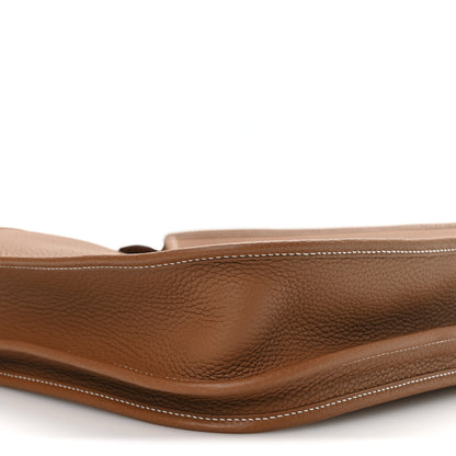 Hermes Taurillon Clemence EVELYNE III PM Gold 9 of 11