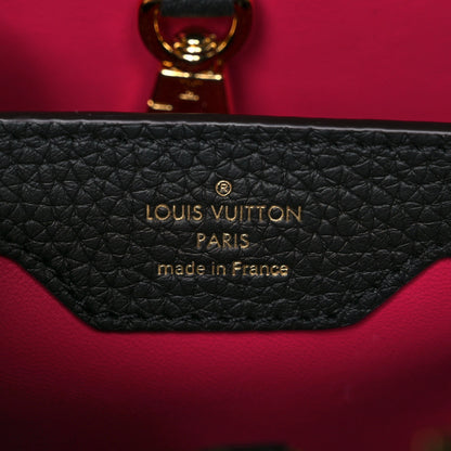 Louis Vuitton Taurillon Capucines PM Black 7 of 10