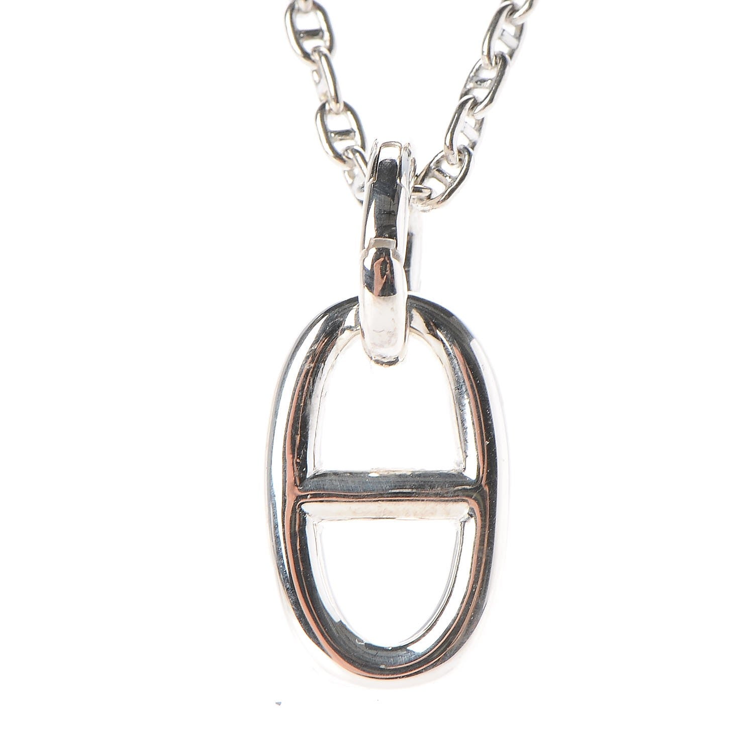 Hermes Sterling Silver Farandole Pendant Necklace 4 of 9