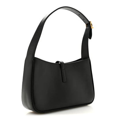 Saint Laurent Smooth Calfskin Le 5 A 7 Hobo Black 3 of 12